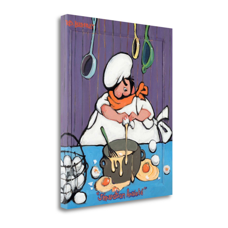 Separation Anxiety 2 Wrapped Canvas Print Wall Art - 606114294078