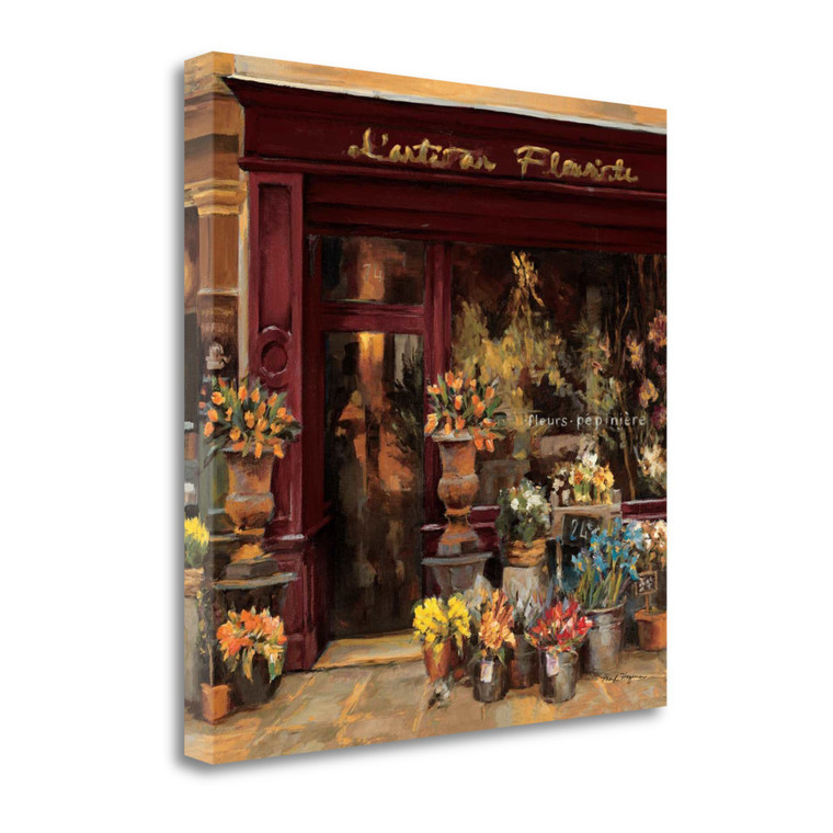 Parisian Shoppe I Wrapped Canvas Print Living Room Wall Art - 606114411666