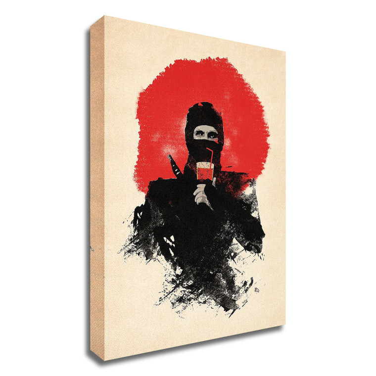 "American Ninja" Wrapped Canvas Print Wall Art - 606114505013