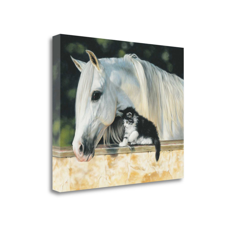 Making Friends 2 Wrapped Canvas Print Living Room Wall Art - 606114381556