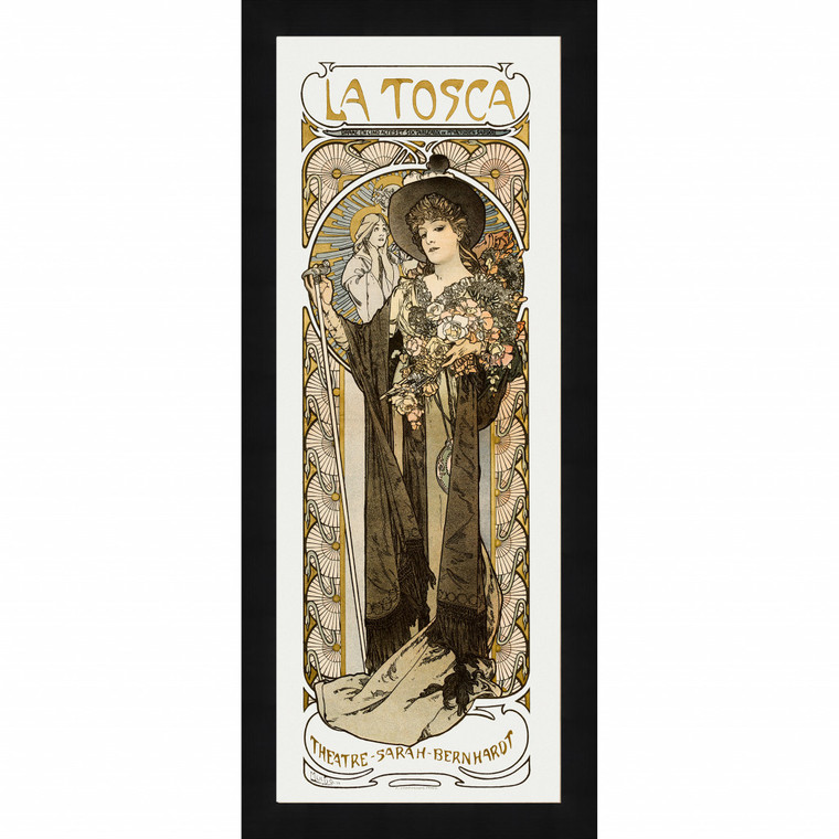 La Tosca Black Framed Print Wall Art - 606114568254