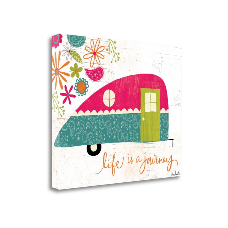 Life Is A Journey 5 Wrapped Canvas Print Living Room Wall Art - 606114381082