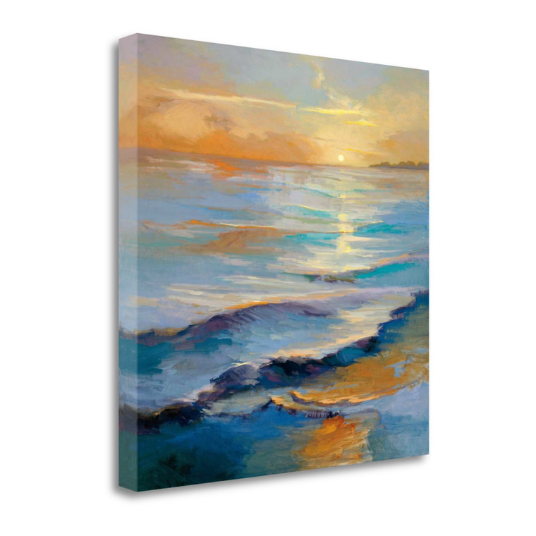 Ocean Overture 2 Wrapped Canvas Print Wall Art - 606114185543
