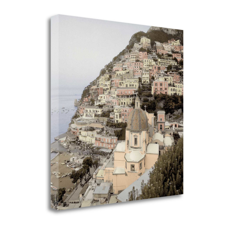 Positano 2 Wrapped Canvas Print Living Room Wall Art - 606114275718