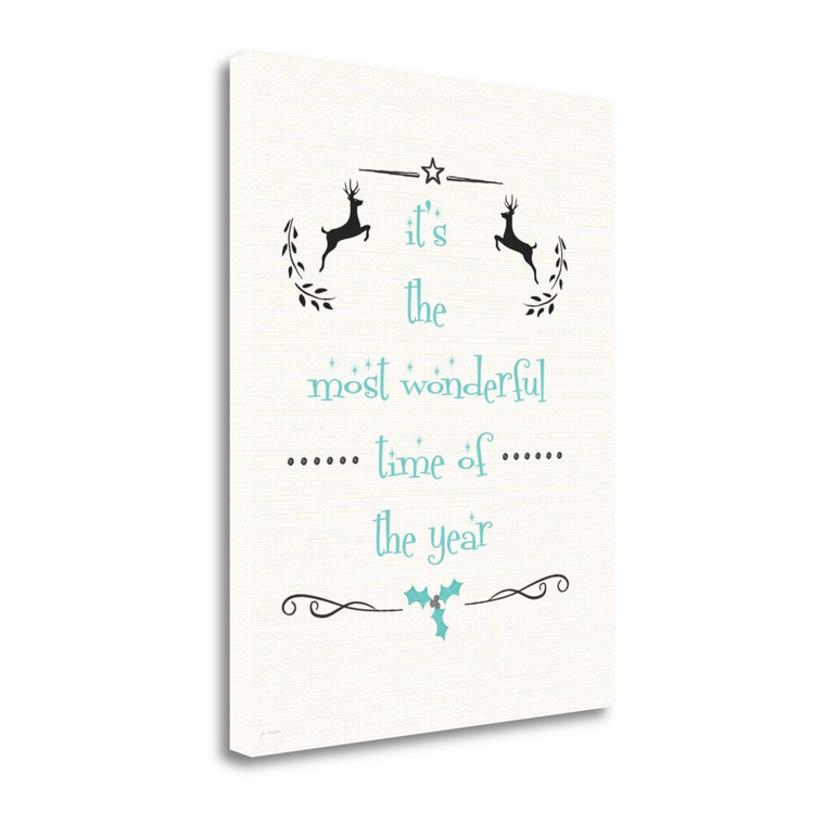 Most Wonderful 1 Wrapped Canvas Print Wall Art - 606114346142