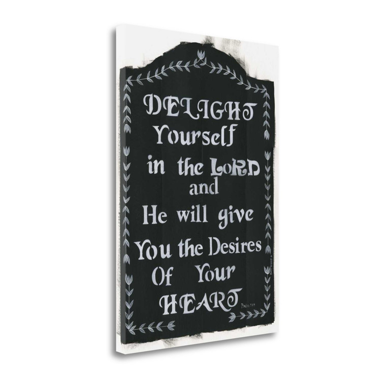 Delight Yourself 6 Wrapped Canvas Print Wall Art - 606114341321