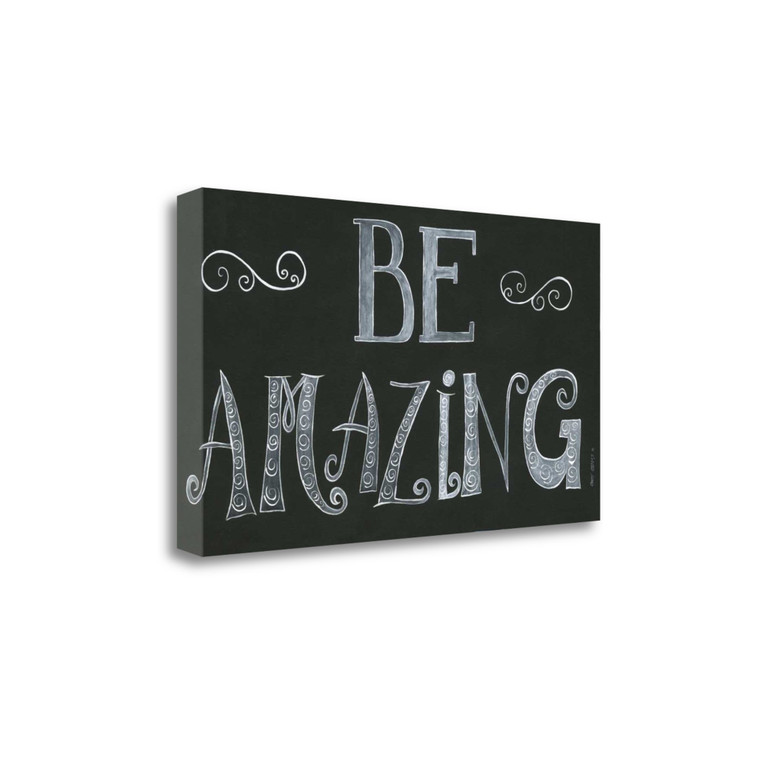 Be Amazing 6 Wrapped Canvas Print Wall Art - 606114341420