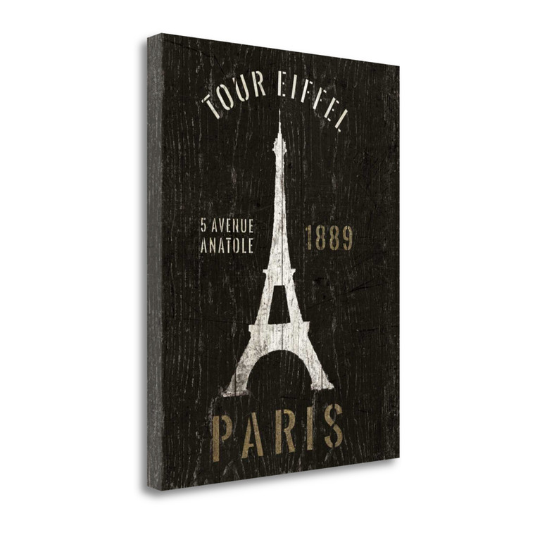 Refurbished Eiffel Tower 3 Wrapped Canvas Print Living Room Wall Art - 606114443100