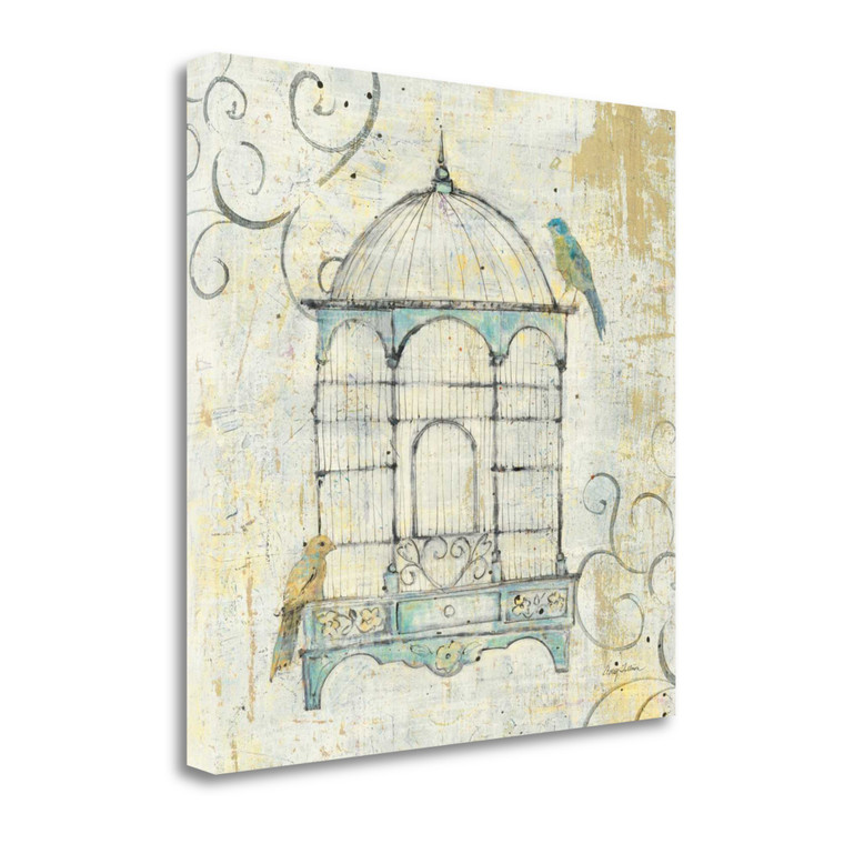 Bird Cage IV Wrapped Canvas Print Living Room Wall Art - 606114421023