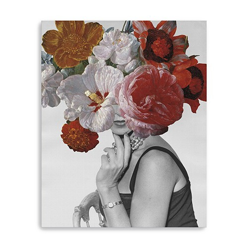 Modern And Glamorous Garden Party Unframed Print Wall Art Polyester