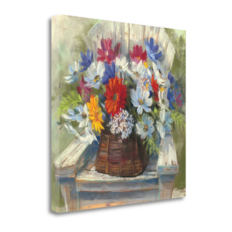 Adirondack Bouquet 1 Wrapped Canvas Print Living Room Wall Art - 606114409618