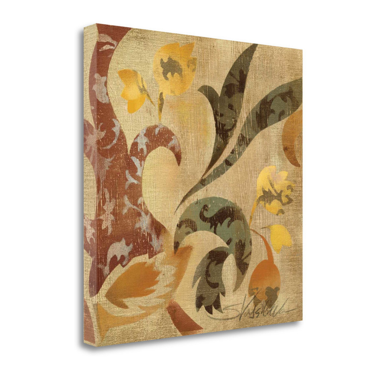 Floral Fragment II Wag Wrapped Canvas Print Living Room Wall Art - 606114401049