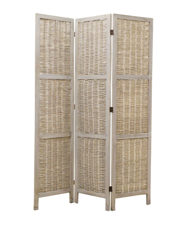 1 X 52 X 67 Beige Wood Screen - 614486179107