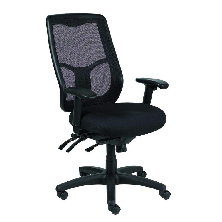 High Back Black Mesh Fabric Chair - 4512839472263