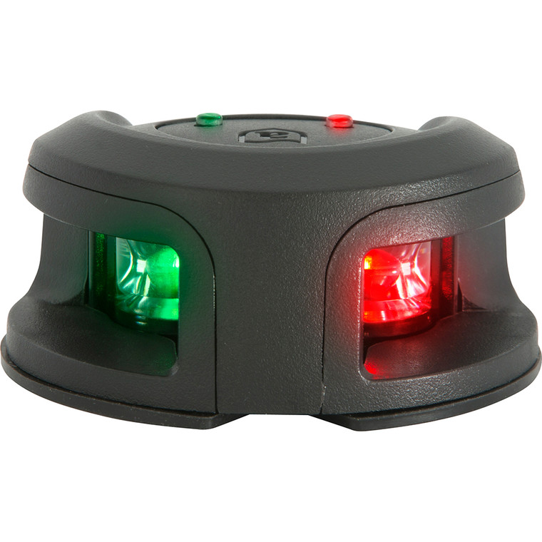 Attwood LightArmor Bow Mount Navigation Light - Composite Black - Bi-Color - 2NM - 022697012425