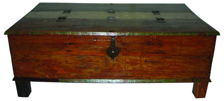 Homeroots Brown Toned Wooden Coffee Table