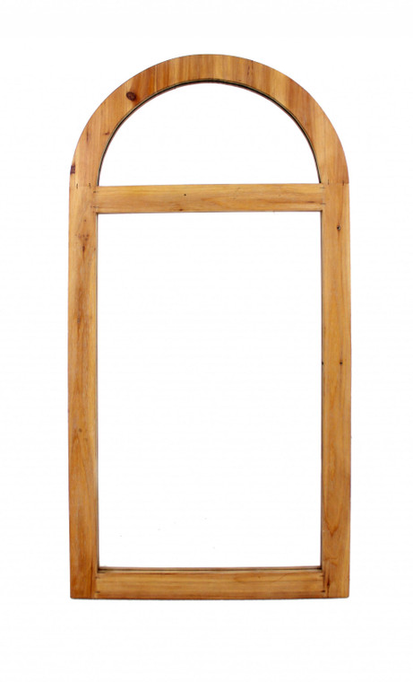 4.75 X 23.75 X 1.25 Brown Rustic With Minimalist Window Frame Dressing Mirror - 614486178827