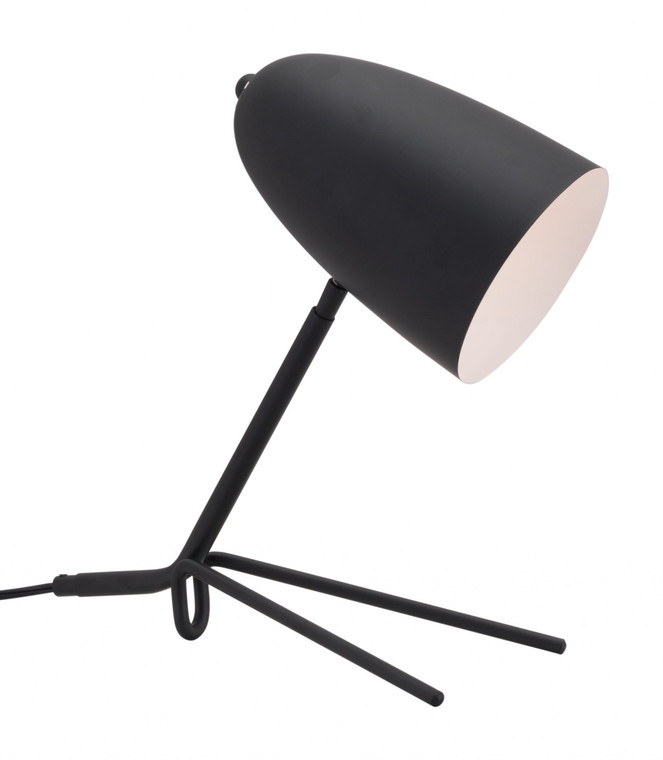 Matte Black Tripod Table or Desk Lamp - 808230020726