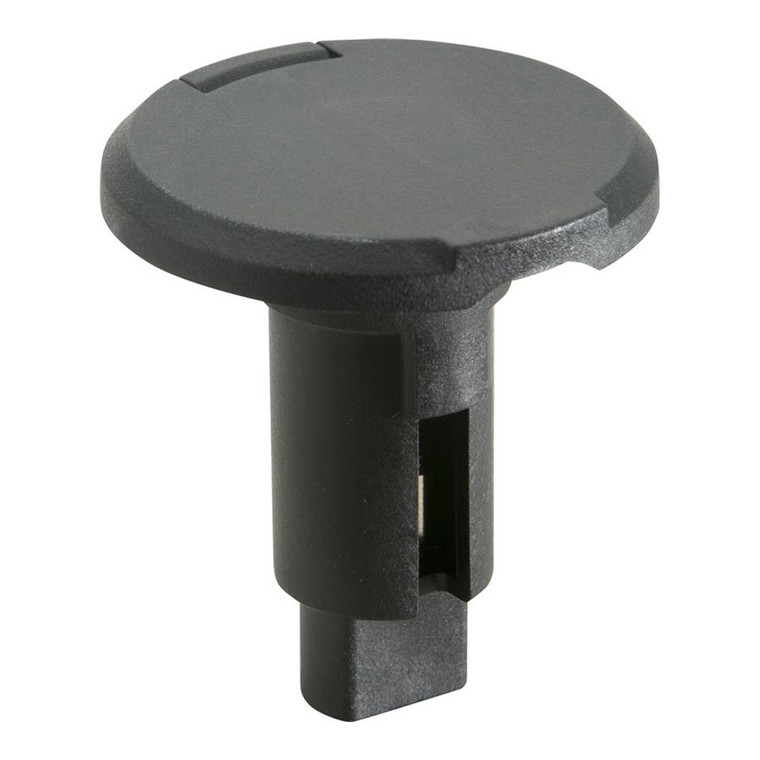 Attwood LightArmor Plug-In Base - 2 Pin - Black - Round - 022697016348
