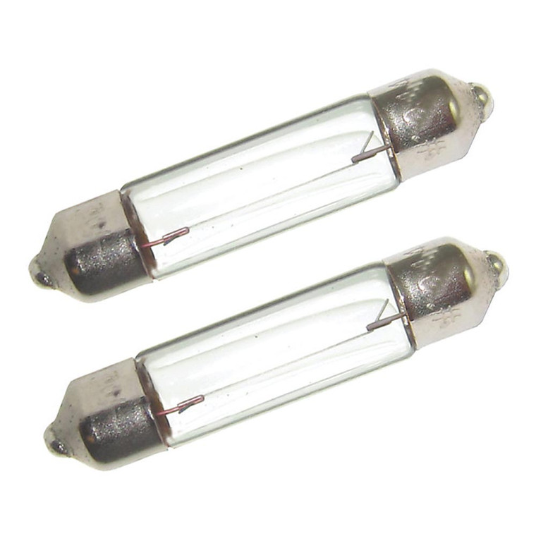 Perko Double Ended Festoon Bulbs - 12V, 10W, .74A - Pair - 085226020780