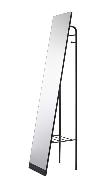 11.75" X 14.25" X 58" Black Floor Mirror - 4512839454122