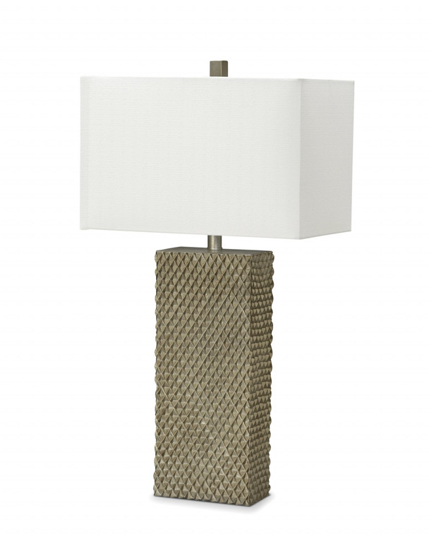 Set of 2 Golden Waffle Table Lamps - 4512822775722