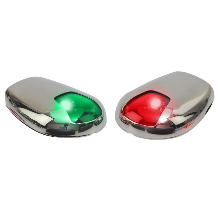 Sea-Dog Stainless Steel Side Mount LED Navigation Lights - 2 NM - Port & Starboard - 035514402446