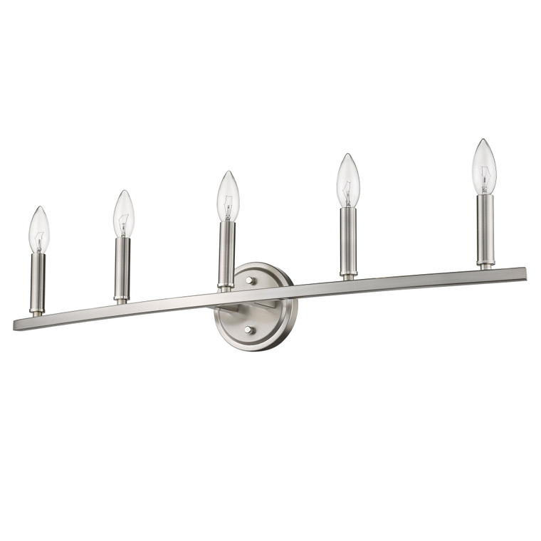 Sawyer 5-Light Satin Nickel Vanity - 808230010642