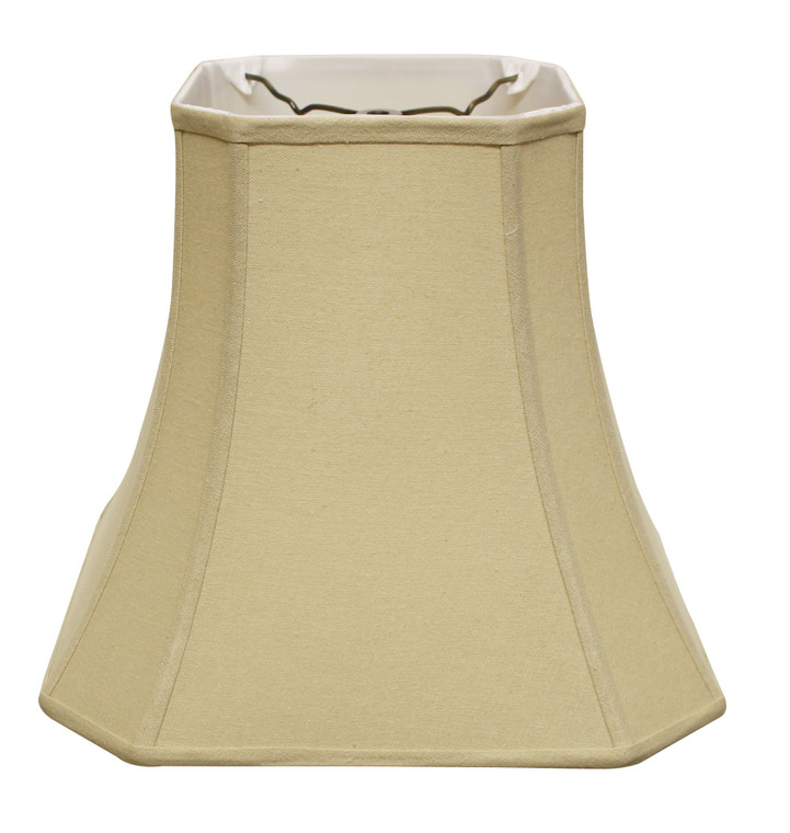 Tan Linen Square Lamp Shade