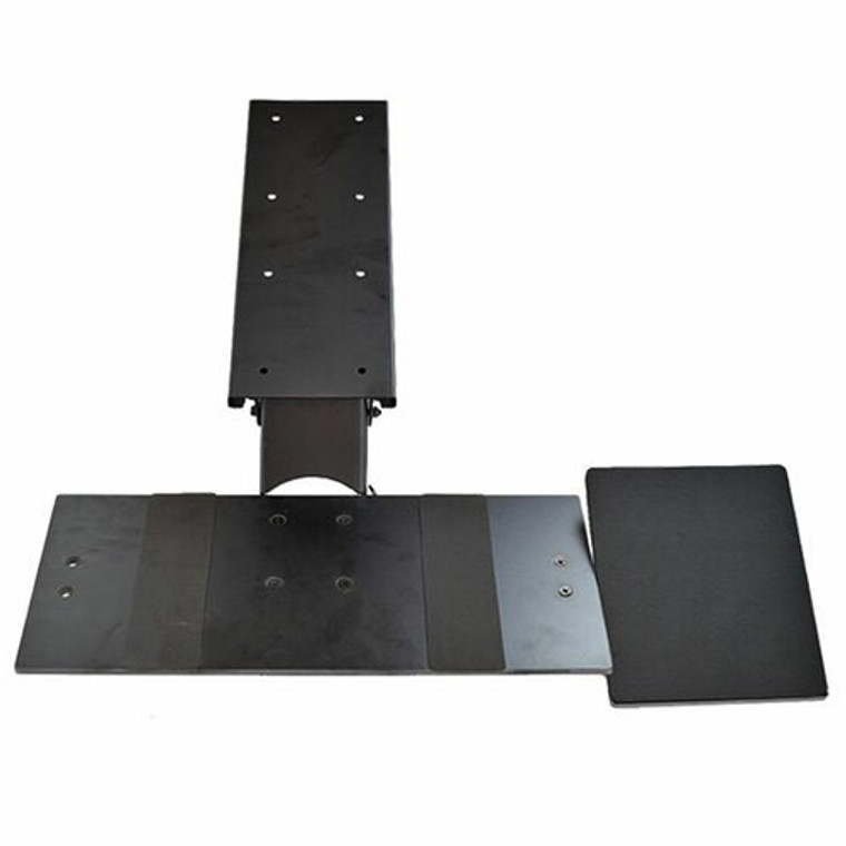 Black Ergonomic Under Desk Pull Out Keyboard Tray - 808230003415