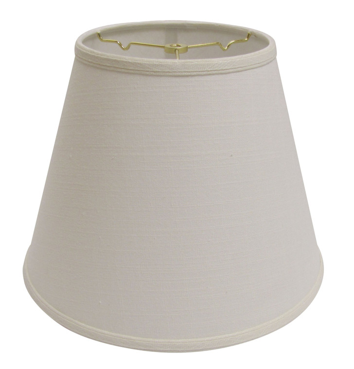 White Linen Empire Lamp Shade Decor