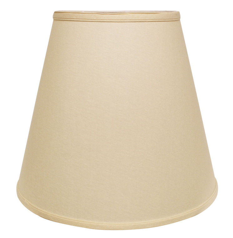 Beige Linen Empire Lamp Shade Modern Style