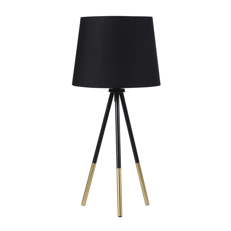 20” Classic Black Matte Tripod Table Lamp - 606114542797