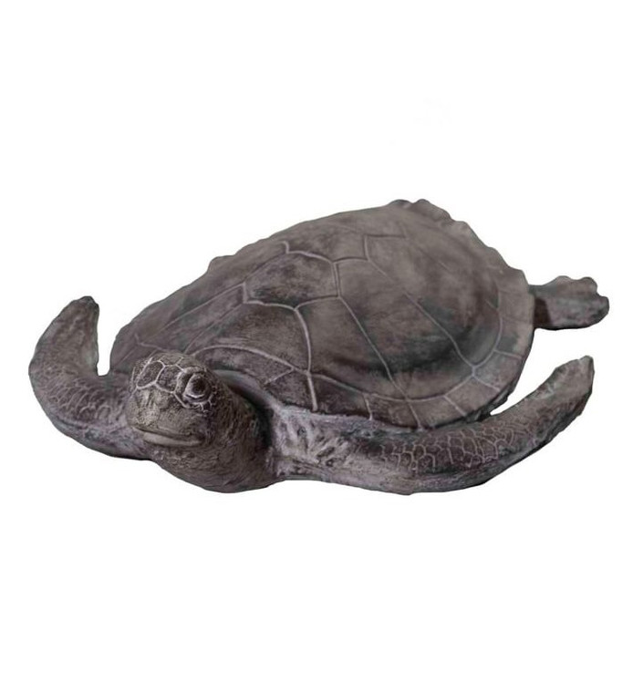 22" Sea Turtle Indoor Outdoor Statue resin