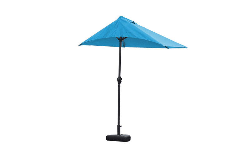 9' Aqua Outdoor Side Wall Umbrella - 4512839463575