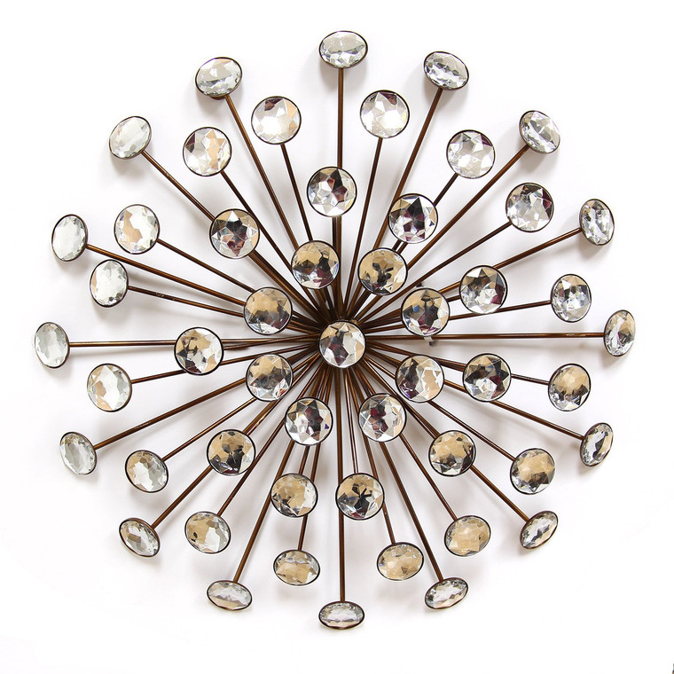 Contemporary Gold Bling Wall Decor - 614486189939