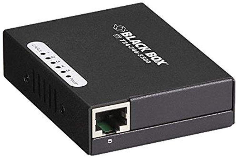 Black Box Fast Ethernet (100-mbps) Switch - (5) 10/100-mbps Copper Rj45, Usb Powered, Gsa, - 822088065104