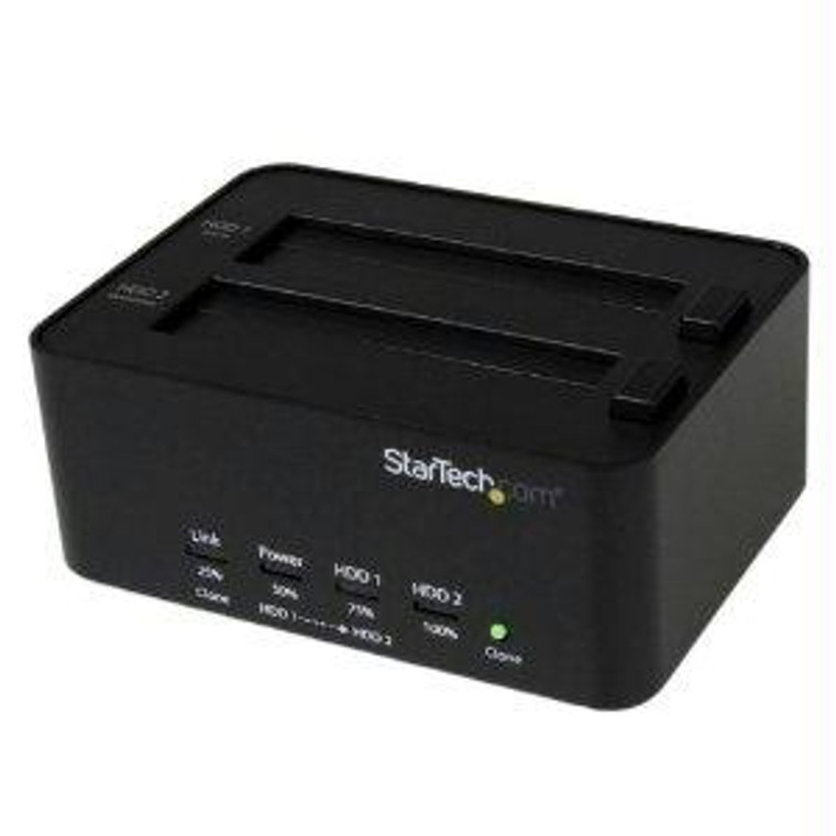 Startech 2-bay Standalone Hard Drive Duplicator And Drive Eraser For 2.5/3.5in Sata I/ii/ - 065030852654