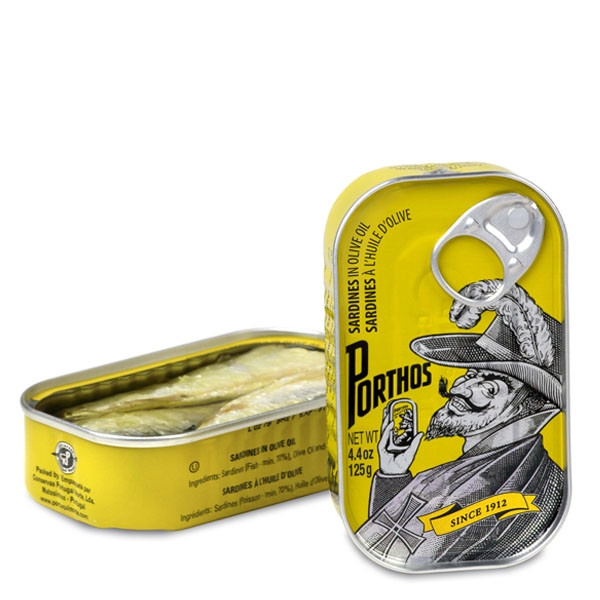 Porthos sardines olive Oil 125g (5604912410008)