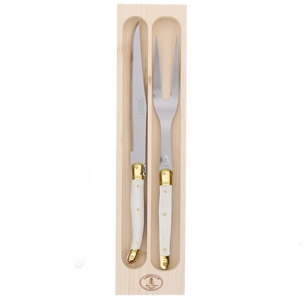 Jean Dubost カトラリーセット アイボリー Jean Dubost Carving Set Ivory in Box