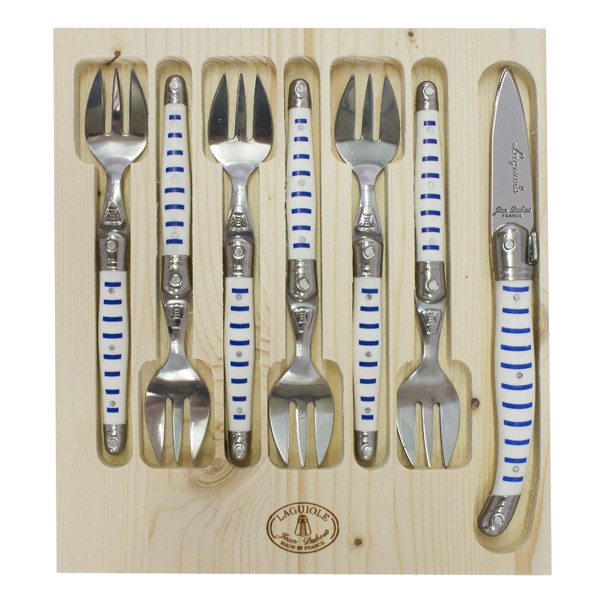 Jean Dubost 7 Piece Oyster Set Mariniere Collection