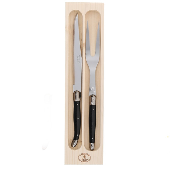 Jean Dubost Carving Set Black in Box