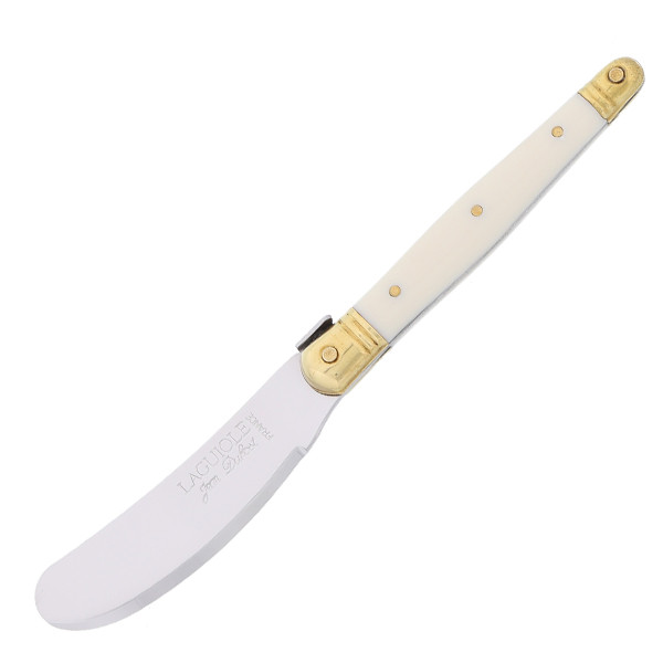 johnです。 Jean Dubost Mini Spreader Ivory with Brass Detail
