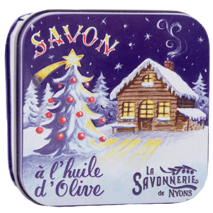 La Savonnerie de Nyons Christmas Chalet Soap Tin