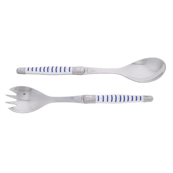 Jean Dubost Salad Servers with Mariniere Handles - The French Farm