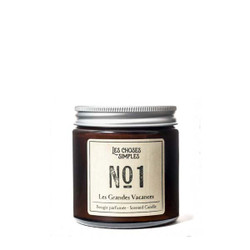 Les Choses Simples Mini Candle No. 1 "Les Grandes Vacances" (Amber) 3.5oz
