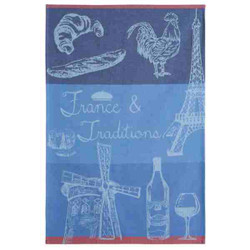 BISTRO DE PARIS Exclusive Design French Dishtowels - Elegant 100