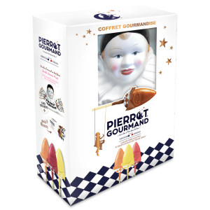 Pierrot Gourmand Display with Box of Lollipops 18.51oz - 40CT