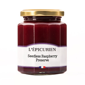 L'epicurien Raspberry Seedless Jam 11.3oz