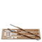 Jean Dubost 4 piece BBQ set Oak